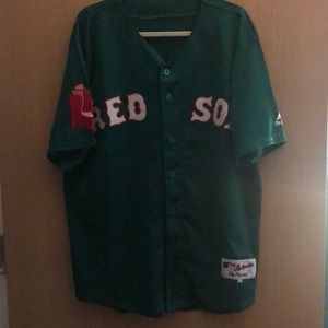 Majestic MLB Red Sox Pedroia jersey